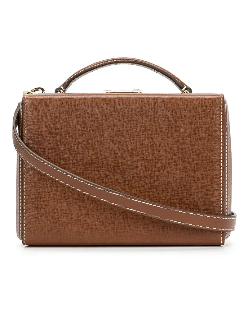 Mark Cross Mini Grace Box-Tasche - Braun Braun