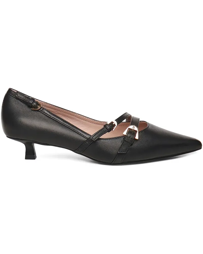 Coccinelle 30mm Fernanda buckle-strap heeled pumps - Schwarz Schwarz