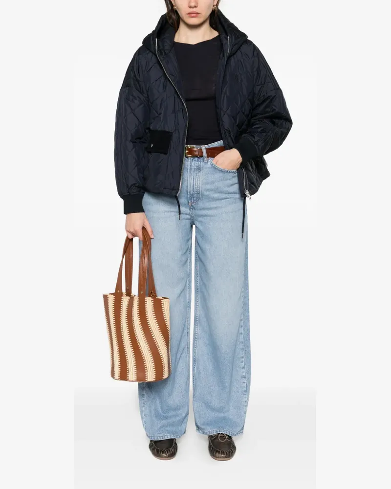 Marc O'Polo Gesteppte Kapuzenjacke - Blau Blau