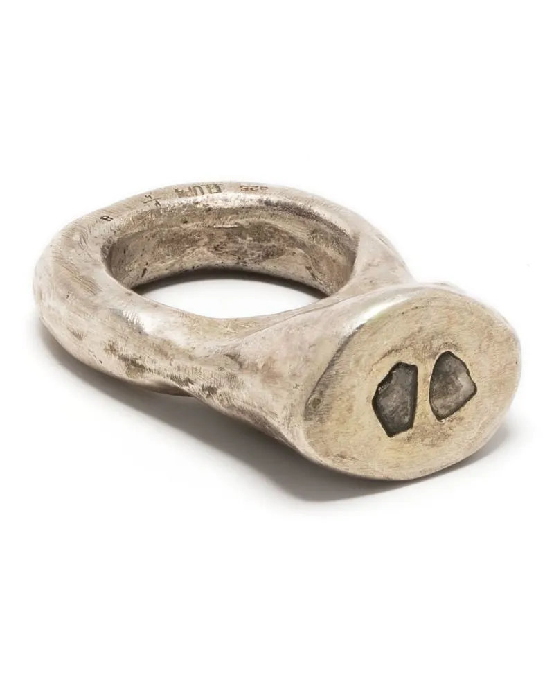 Parts Of Four Tall Roman Ring mit Diamanten - Silber Silber