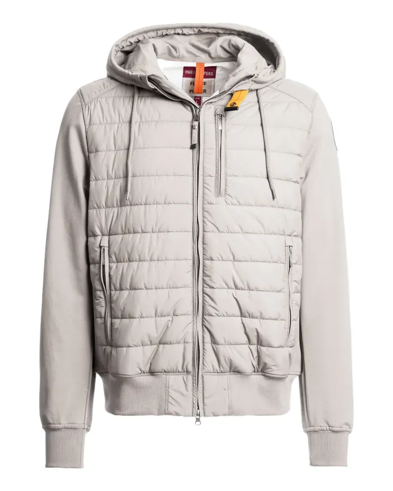 Parajumpers quilted-design hooded jacket - Nude Nude