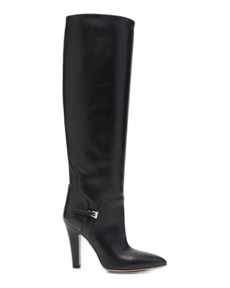 Paris Texas Elsa mini-buckle boots - Schwarz Schwarz