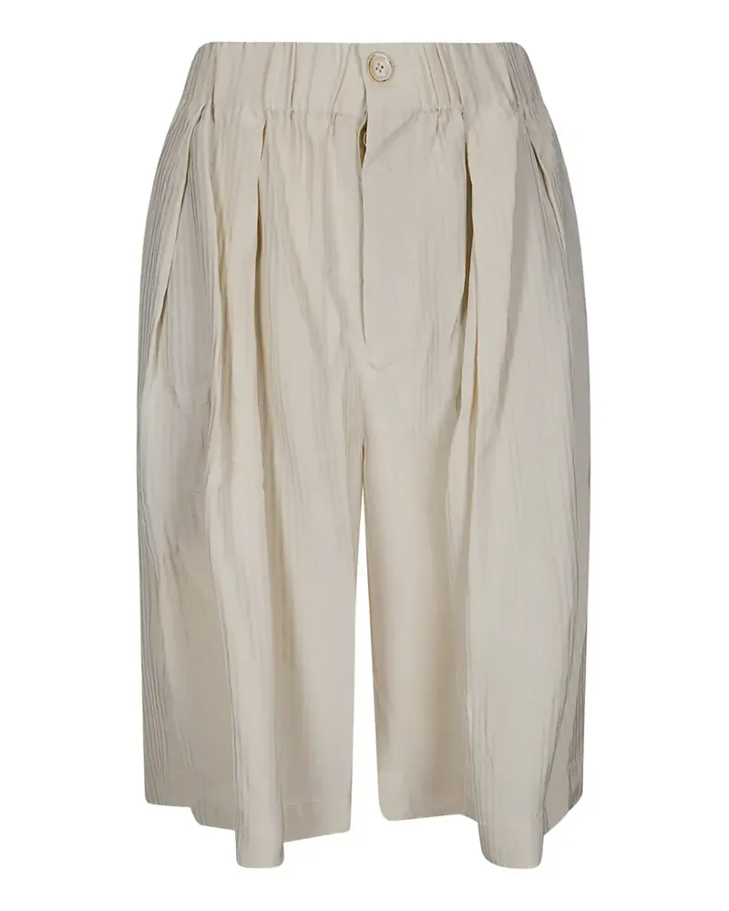 Uma Wang Poela chevron-pattern trousers - Nude Nude