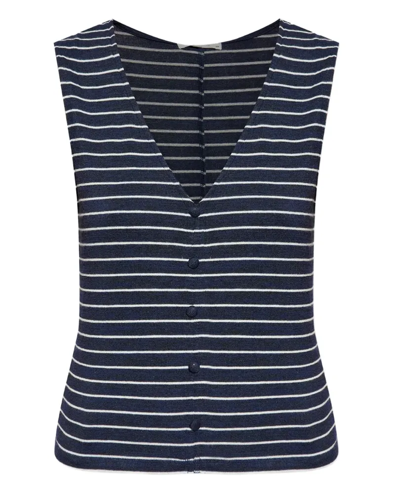 Rag & Bone Gestreiftes Oberteil - Blau Blau