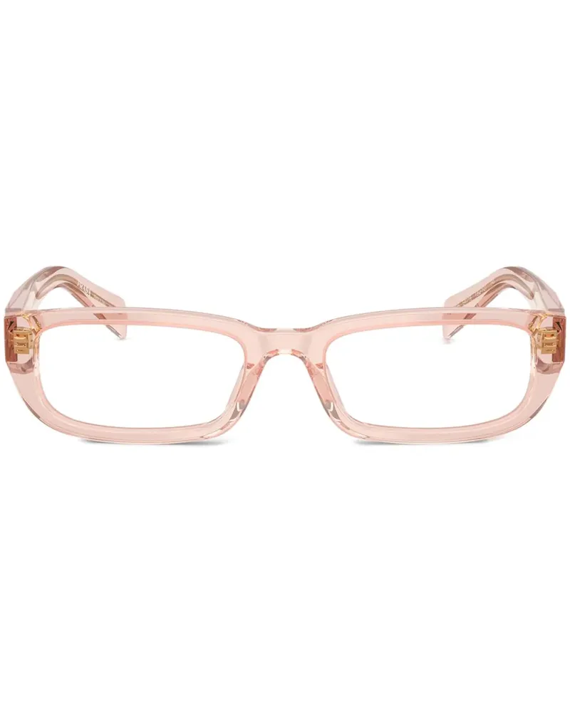 Prada Brille mit eckigem Gestell - Rosa Rosa