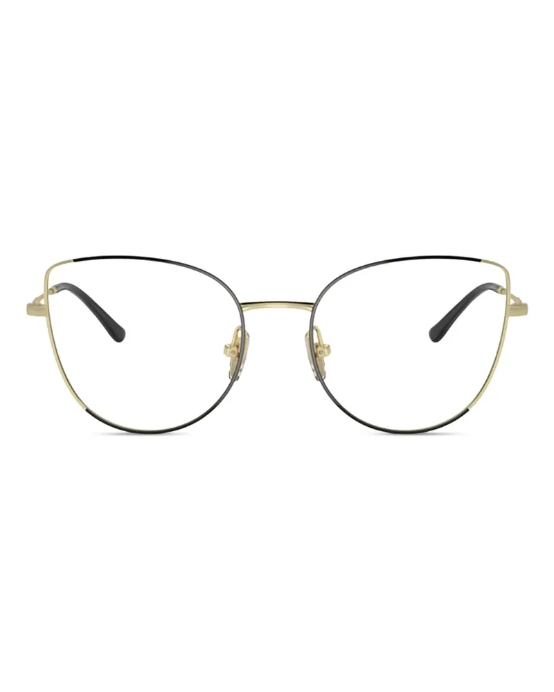 Vogue Brille mit Cat-Eye-Gestell - Gold Gold