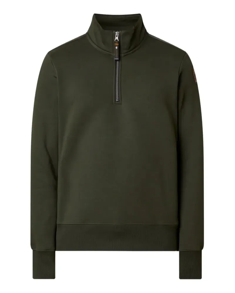Parajumpers Sweatshirt mit Viertelreißverschluss - Grün Grün