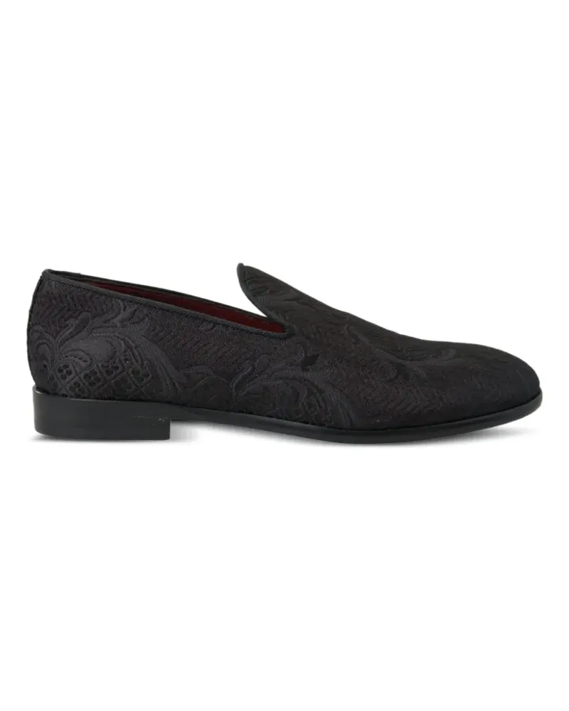 Dolce & Gabbana Loafer mit Brokat-Effekt - Schwarz Schwarz