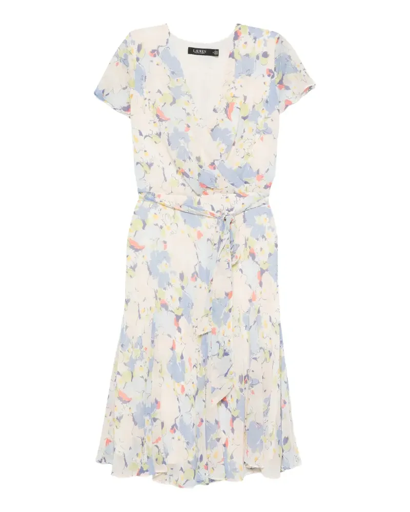 Ralph Lauren floral-print midi dress - Nude Nude