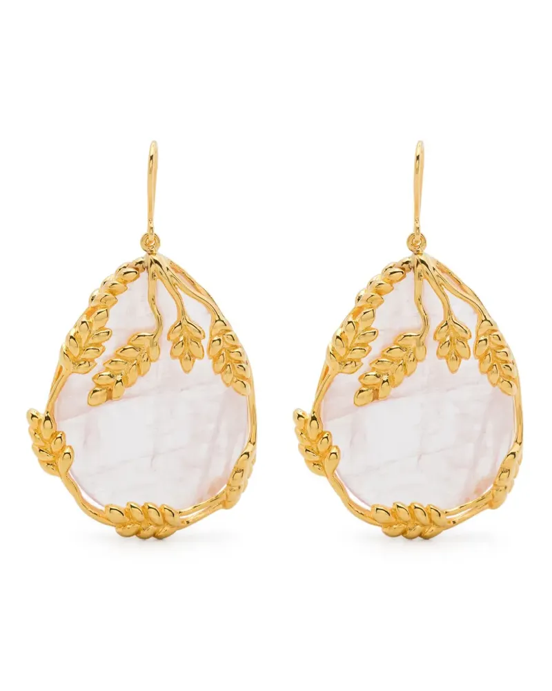 Aurélie Bidermann Françoise pendant earrings - Gold Gold