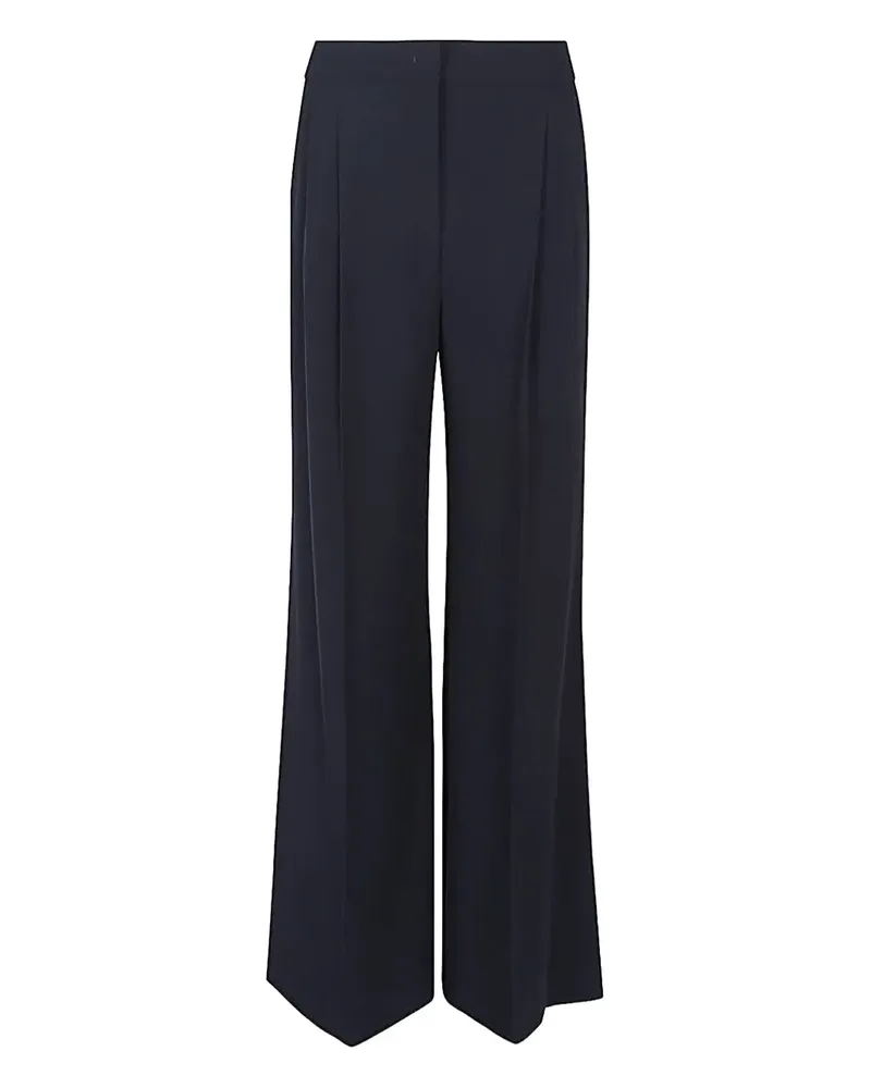VIA MASINI 80 pleated-front trousers - Blau Blau