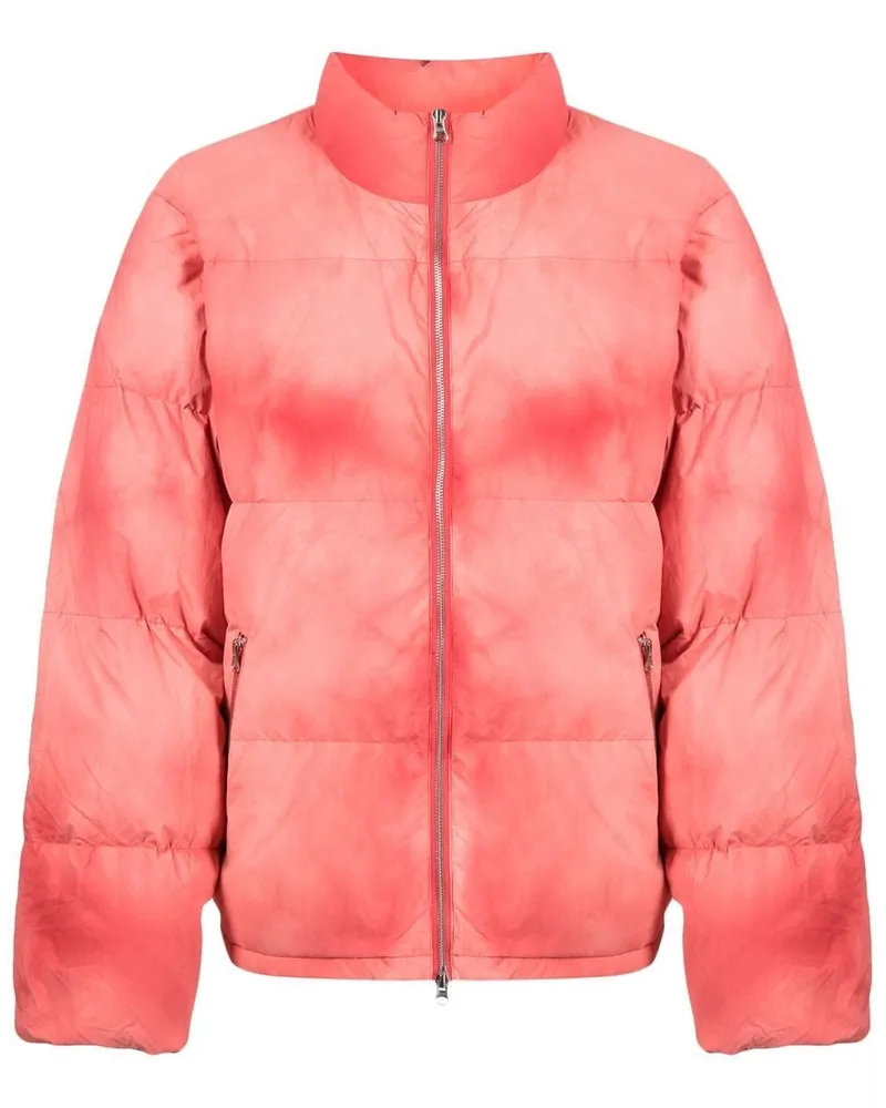 Stüssy Ausgeblichene Daunenjacke Rosa