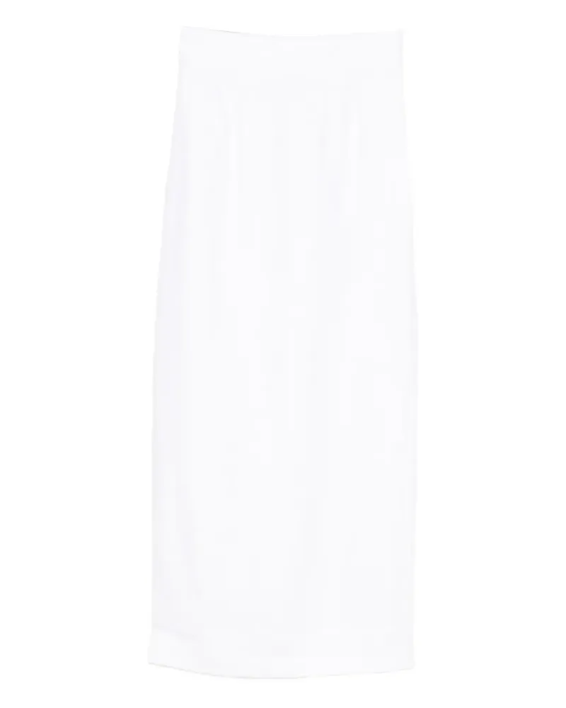 Posse Emma tailored long pencil Skirt - Weiß Weiß