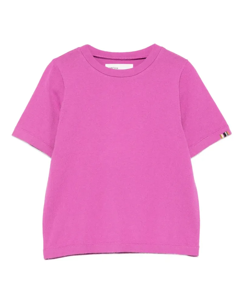 extreme cashmere Tina T-shirt - Violett Violett
