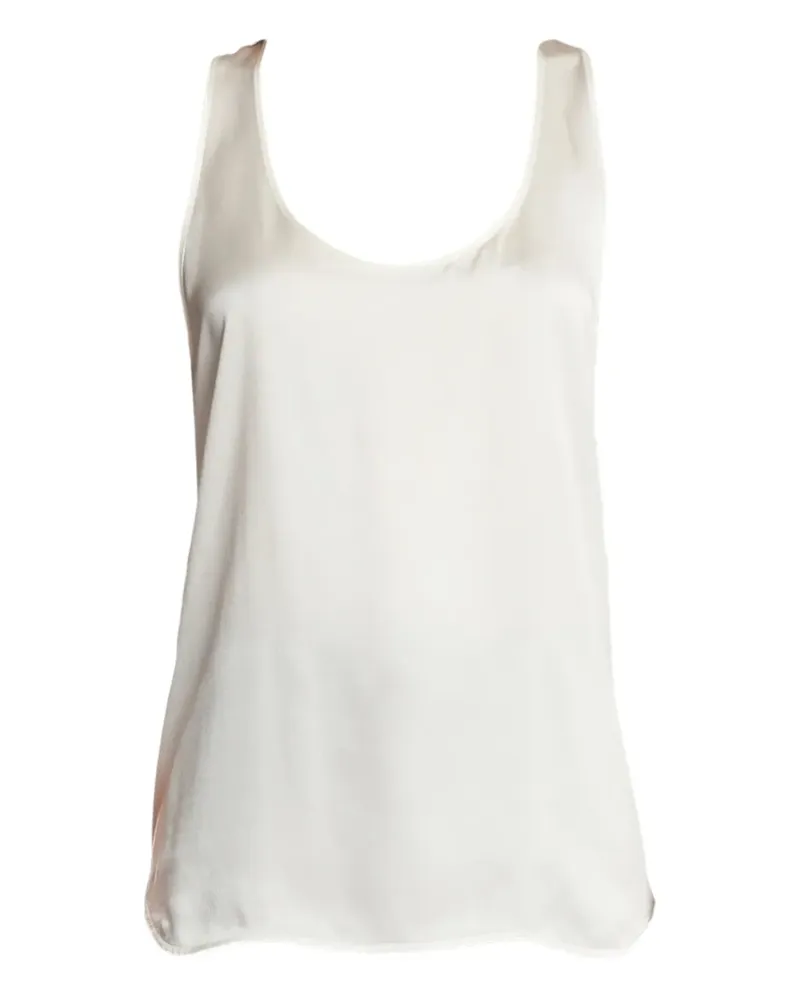 WARDROBE.NYC scoop-neck top - Weiß Weiß