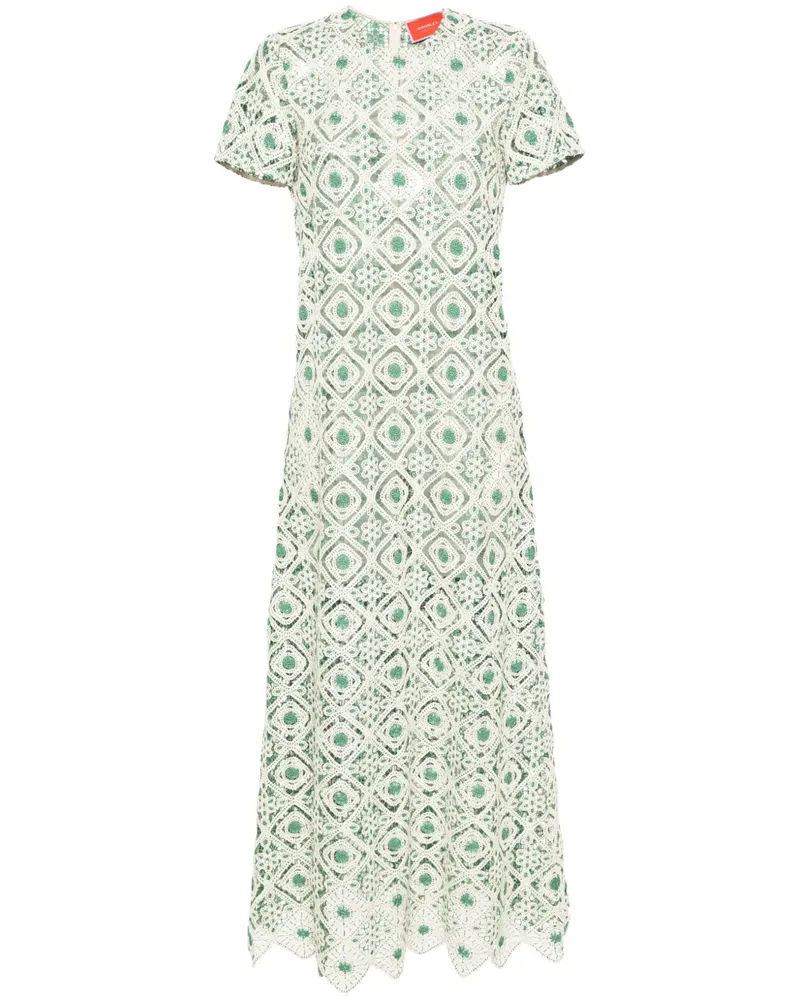 La DoubleJ Swing Makramee-Maxikleid - Nude Nude