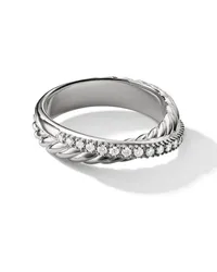 David Yurman Crossover Ring aus Silber