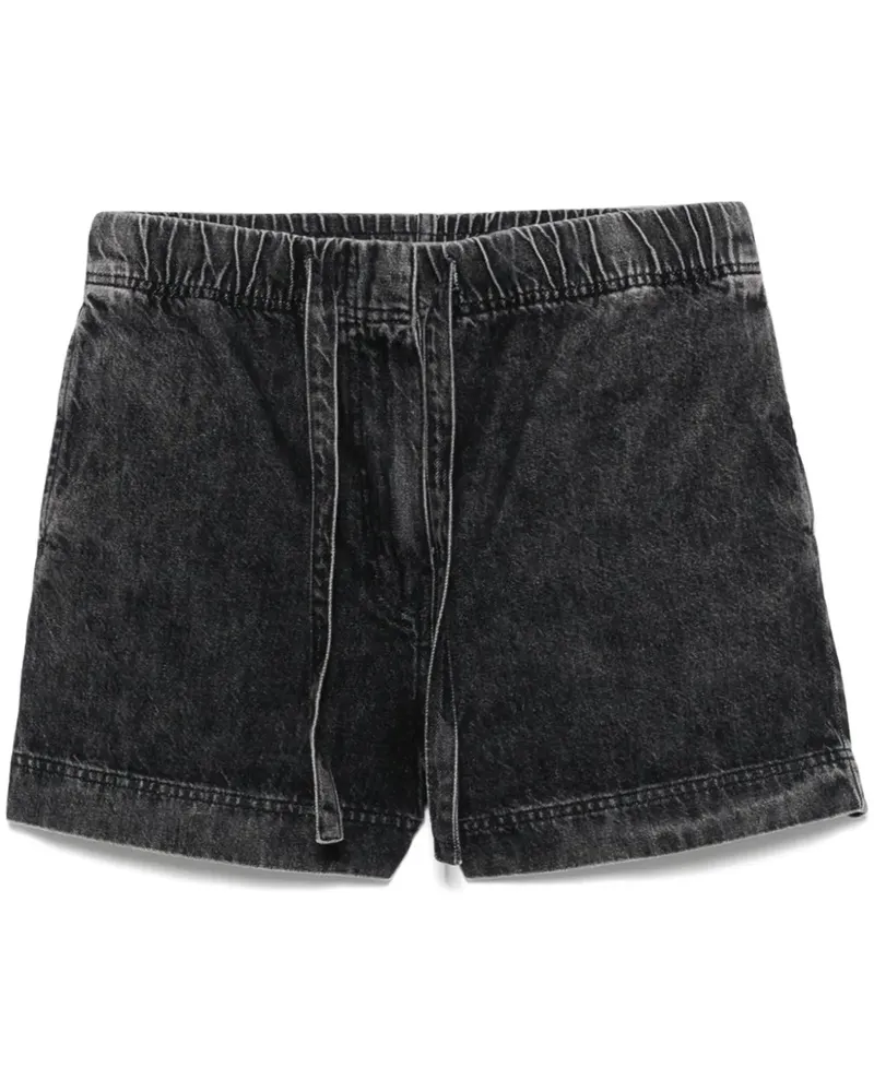 christian wijnants Panya Shorts aus Denim - Schwarz Schwarz
