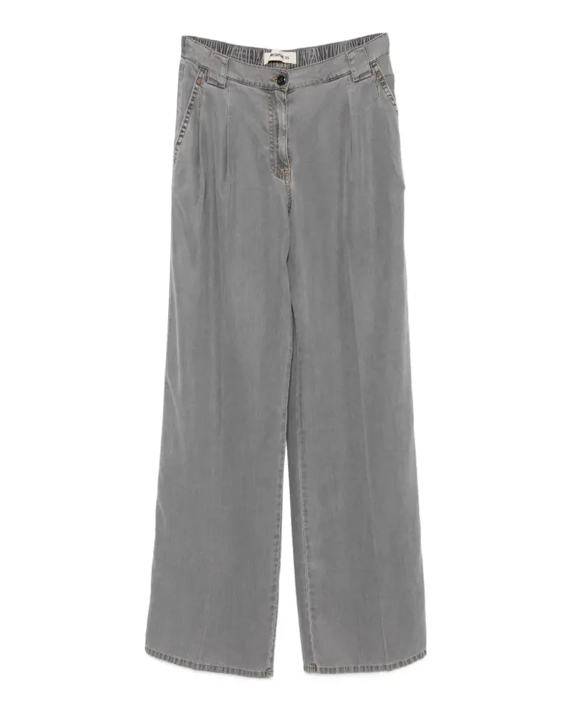 Semicouture Debora elasticated-waist trousers - Grau Grau