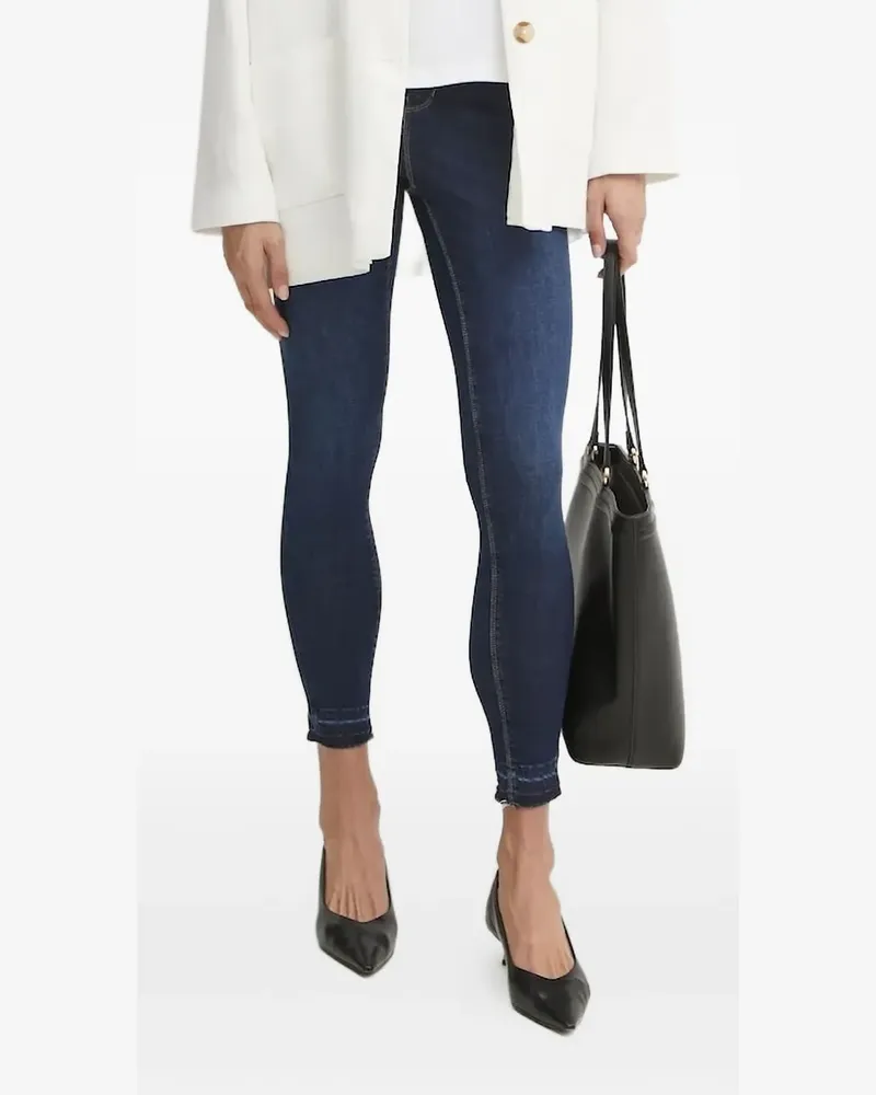 HUGO BOSS Jeans mit ausgefranstem Saum - Blau Blau
