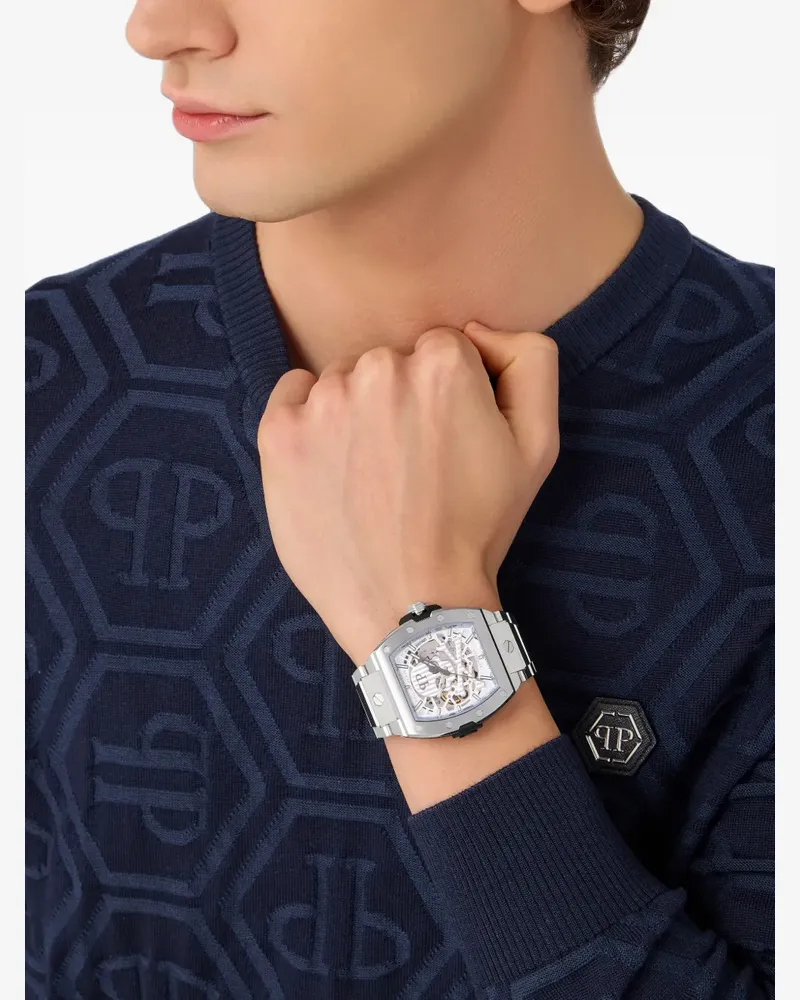 Philipp Plein The $keleton 44mm watch - Silber Silber