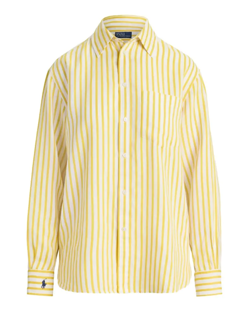 Ralph Lauren Gestreiftes Hemd - Gelb Gelb