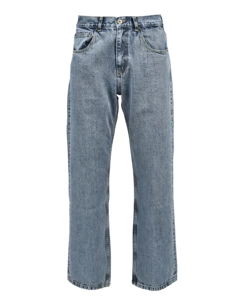 Second/Layer Big Papi logo-patch jeans - Blau Blau