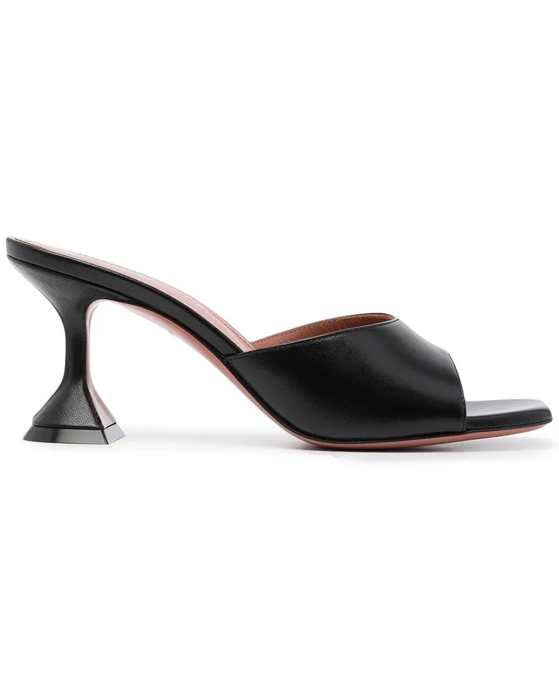 Amina Muaddi Lupita Sandalen - Schwarz Schwarz