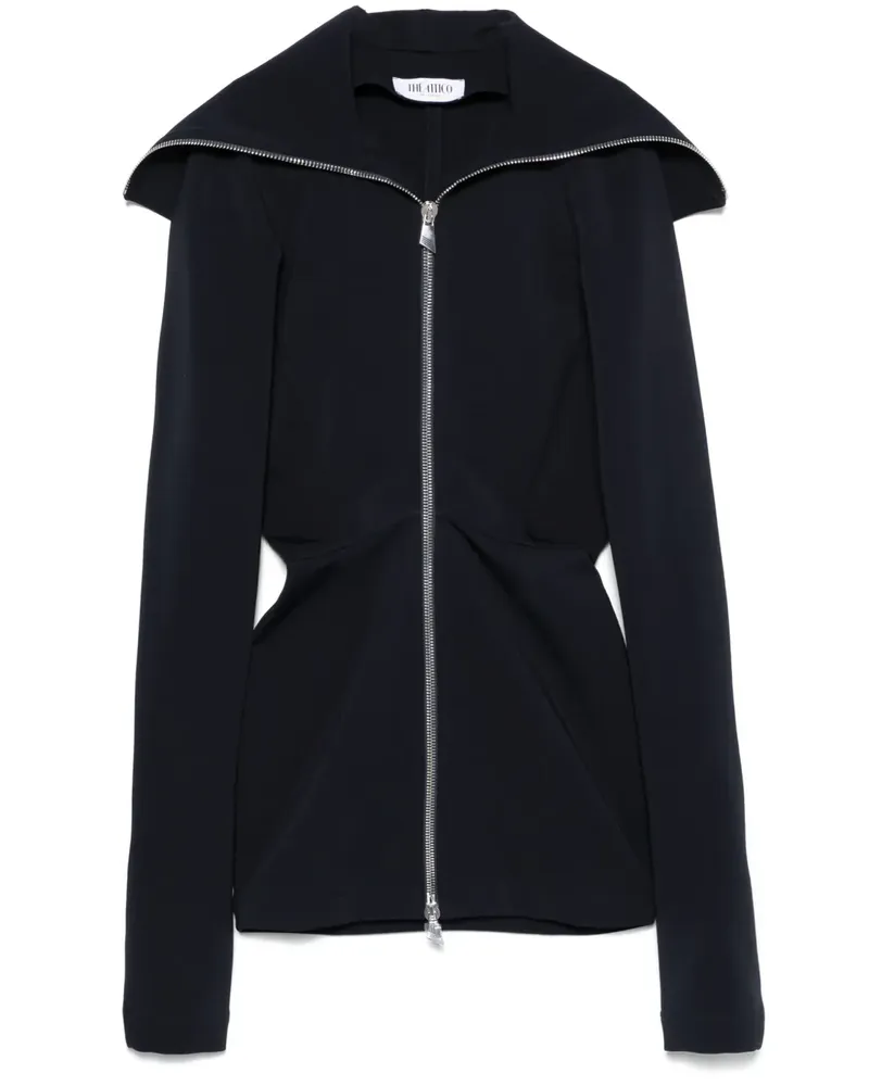 ATTICO Minikleid mit Reißverschluss - Blau Blau