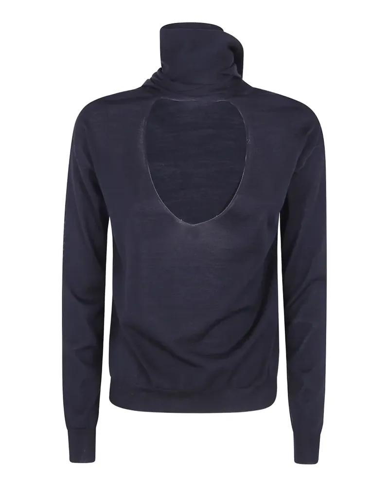 Nuur Pullover mit Cut-Out - Schwarz Schwarz