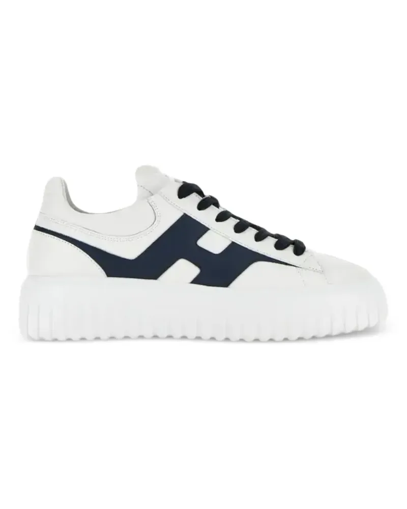 Hogan Sneakers mit H-Streifen - Weiß Weiß