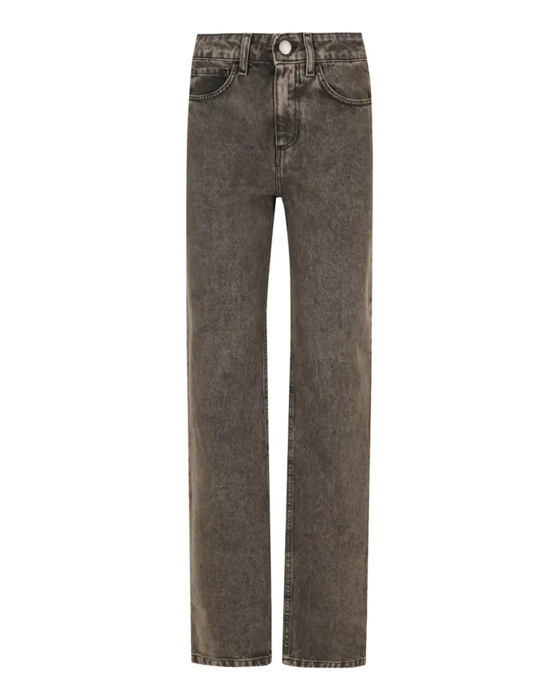 Federica Tosi Jeans mit Acid-Wash-Effekt - Braun Braun