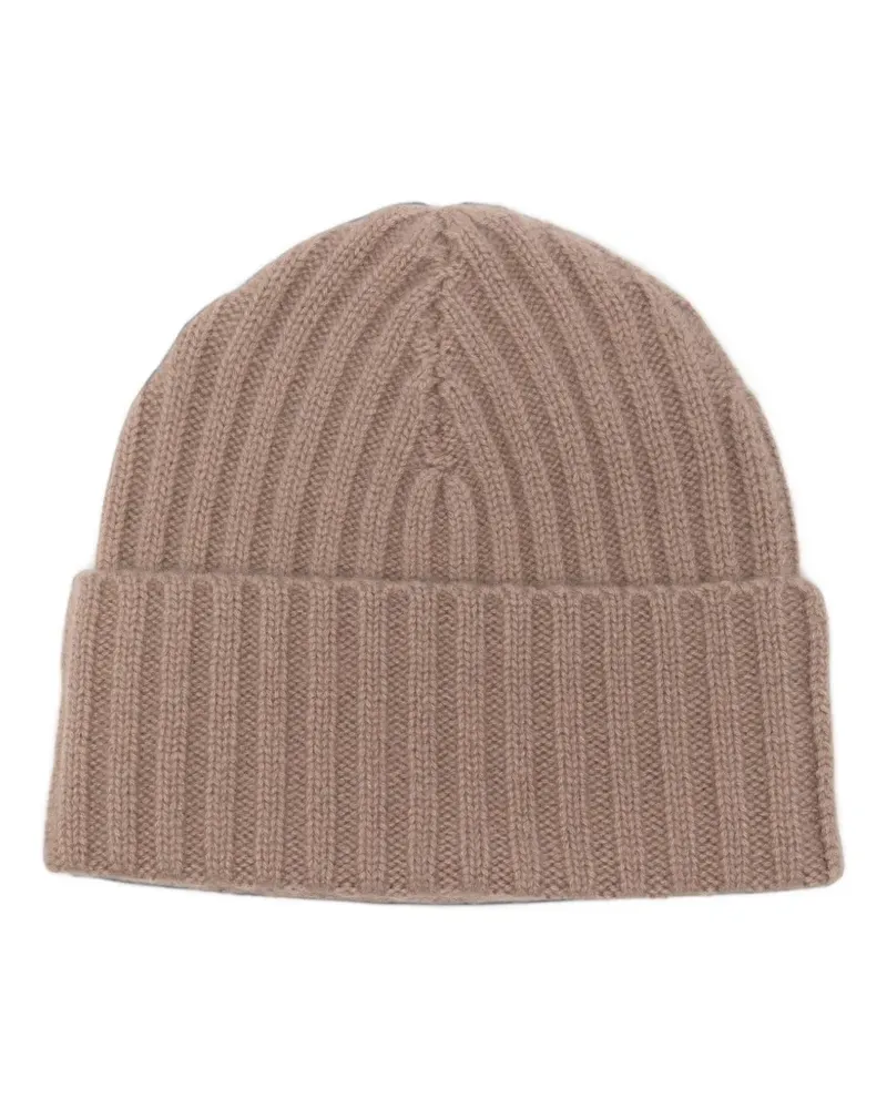 Warm-ME Gerippte Poppeye Beanie - Braun Braun