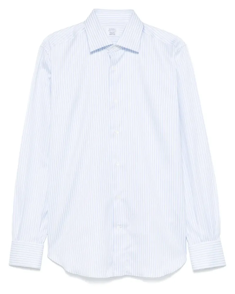 MAZZARELLI Gestreiftes Hemd - Blau Blau