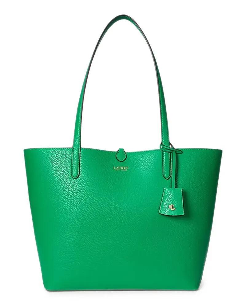 Ralph Lauren Großer wendbarer Tote Bag mit Streifen - Grün Grün
