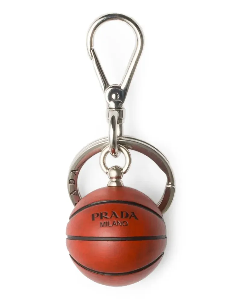 Prada Basketball-Schlüsselanhänger - Orange Orange