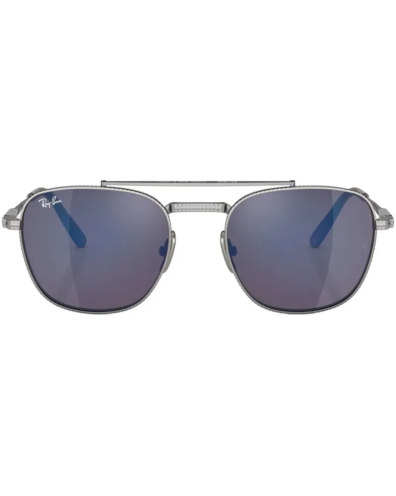 Ray Ban Frank II Pilotenbrille aus Titan - Silber Silber