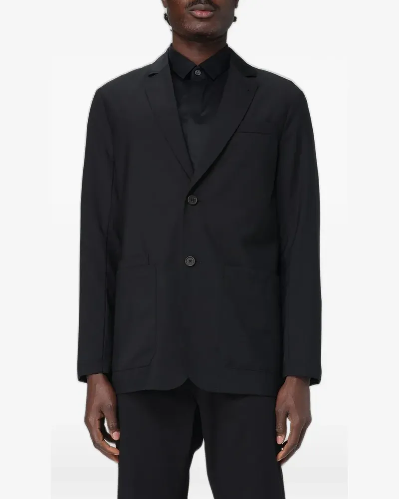 Emporio Armani single-breasted blazer - Schwarz Schwarz