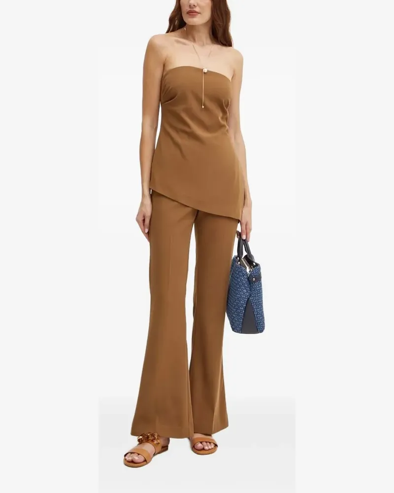 Bardot Asymmetrische Bluse - Braun Braun