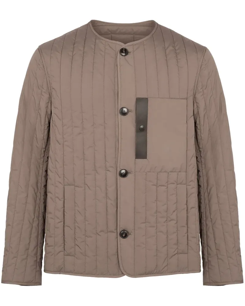 Yves Salomon Gesteppte Jacke - Nude Nude