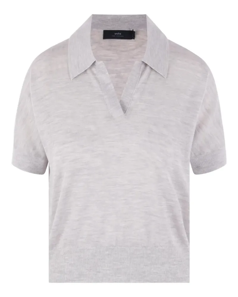 arch4 V-neck short-sleeve T-shirt - Grau Grau