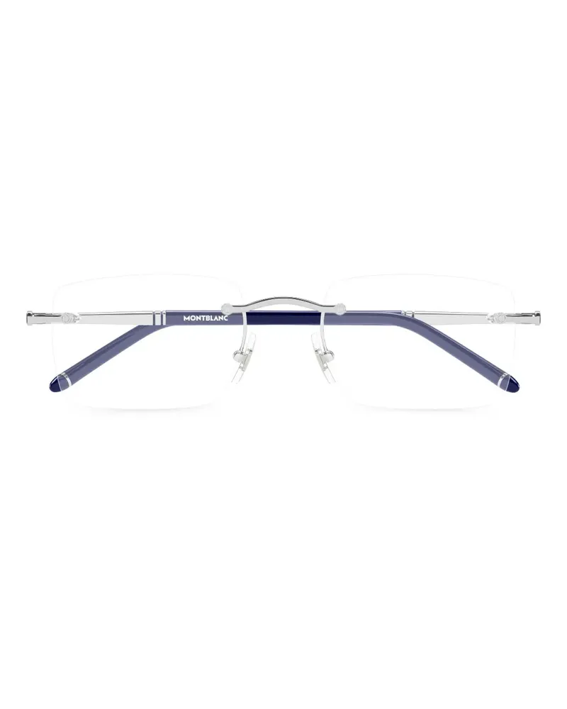 Montblanc Eckige Brille - Blau Blau