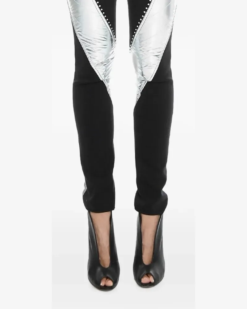 Philipp Plein Gothic crystal-embellished ski jumpsuit - Schwarz Schwarz