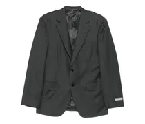 Zweiteiliger Anzug mit fallendem Revers - Schwarz