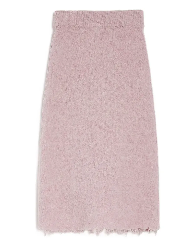 Jil Sander Gestrickter Midirock - Rosa Rosa
