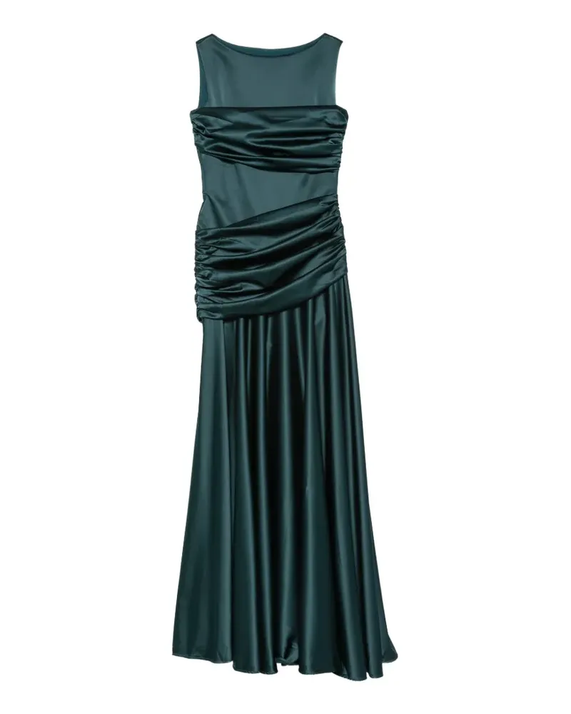 Chiara Boni Gerafftes Kleid mit Satin-Finish - Grün Grün