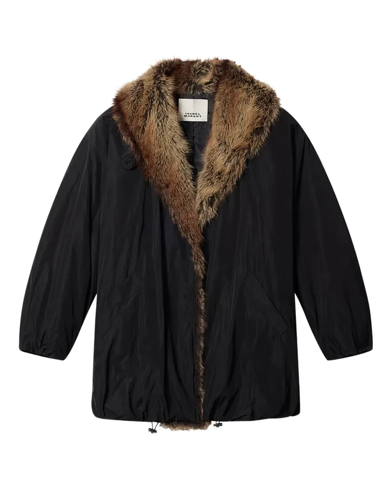 Isabel Marant Cardine Mantel - Schwarz Schwarz