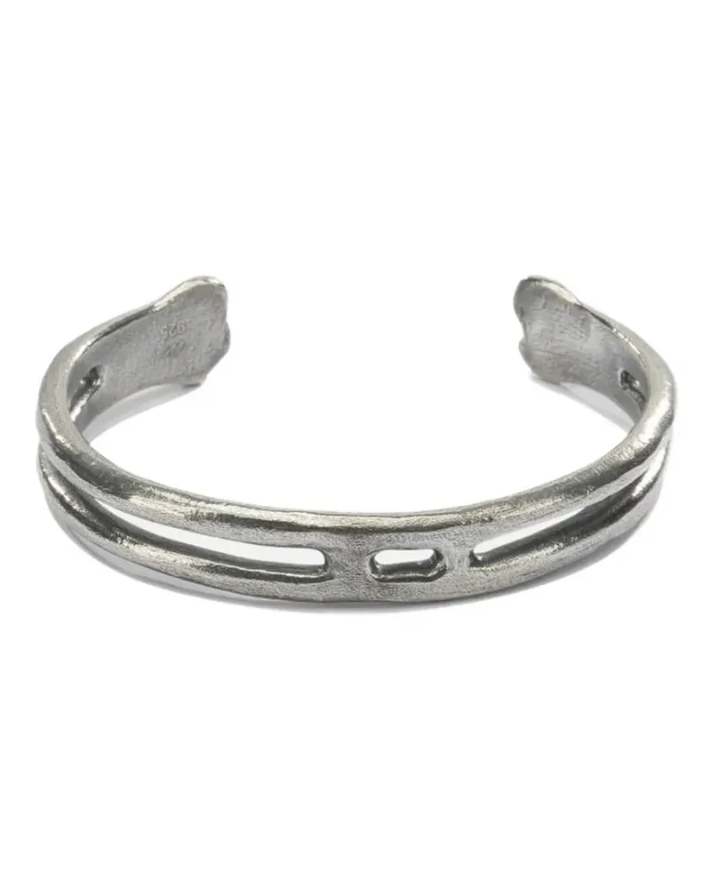 Our Legacy Knochen cuff bracelet - Silber Silber