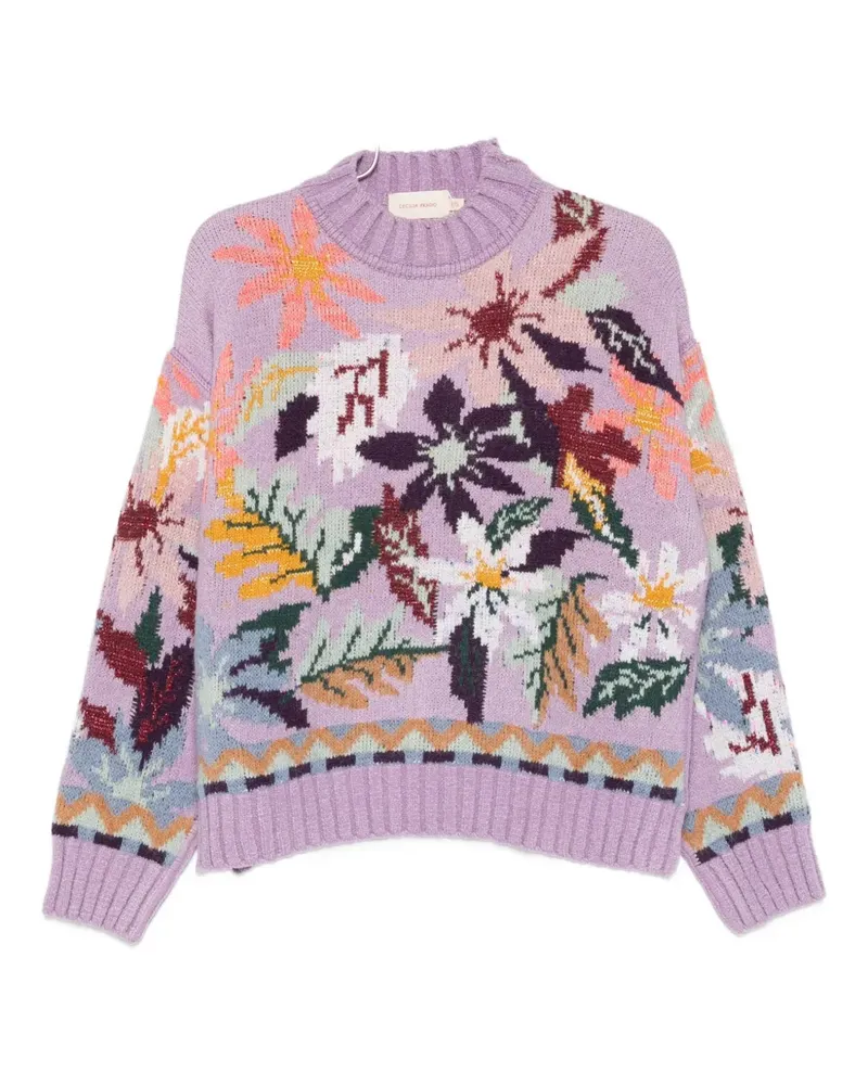 Cecilia Prado Damares patterned sweater - Violett Violett