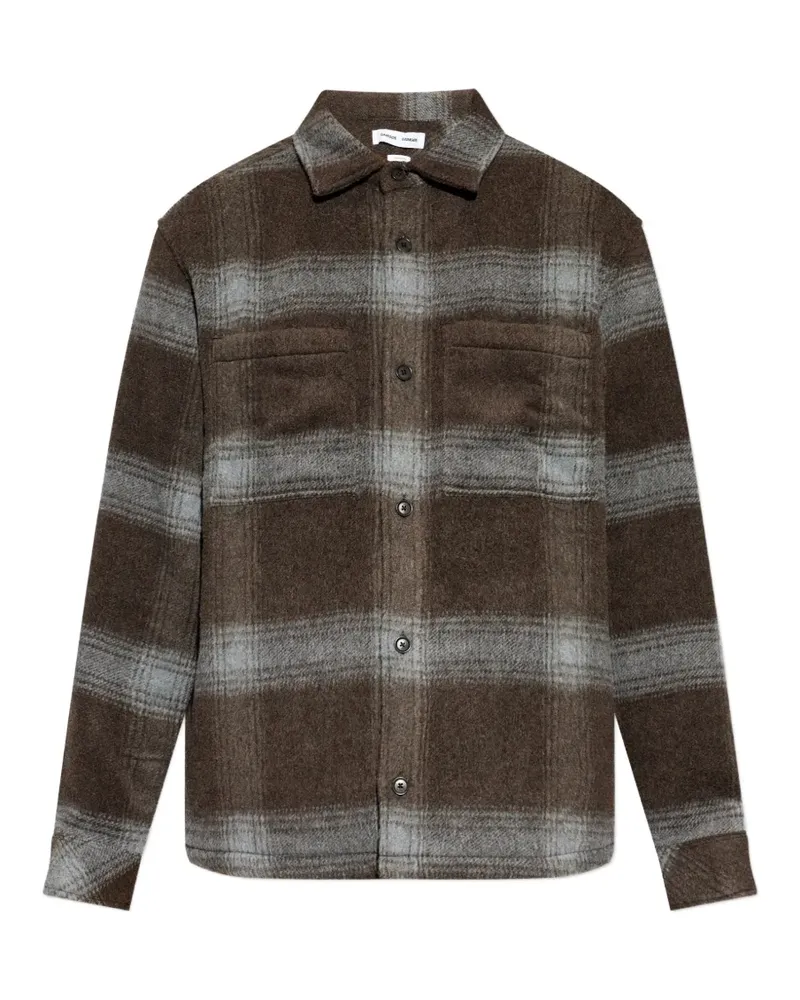 Samsøe & Samsøe Sacastor check-pattern button shirt - Braun Braun